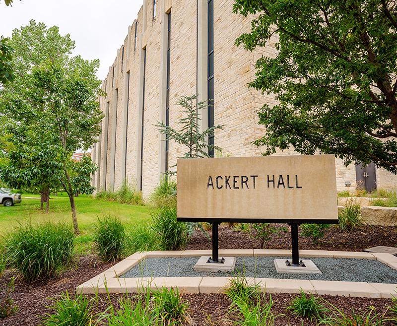 Ackert Hall is home to Kansas State University’s Division of Biology, including offices, labs, classrooms & lecture halls.