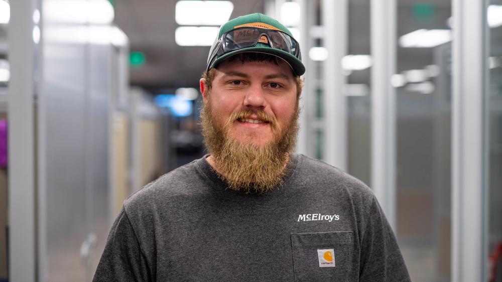 Bobby Millard, McElroy’s commercial HVAC service technician, celebrates 10 years with McElroy’s on May 19, 2024.