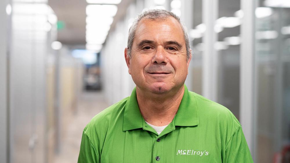 Haig Sarkesian, McElroy’s residential HVAC sales, celebrates 10 years with McElroy’s on July 14, 2024.