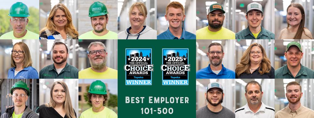 McElroy's Employee photos and Best Employer awards for 2024 and 2025