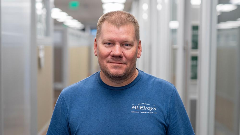 Jason Long, McElroy’s commercial HVAC service and McElroy Controls sales, celebrates 25 years with McElroy’s on July 14, 2026.
