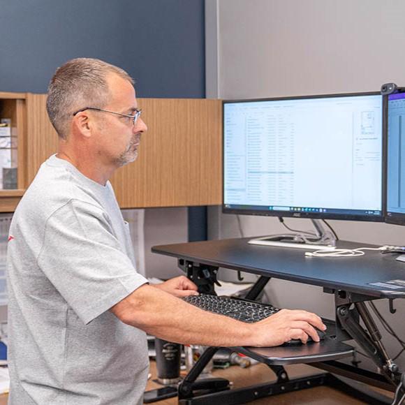 Keith Watkins designs a building controls system.