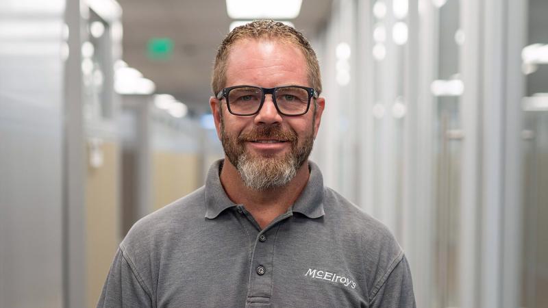 Scott Schneider, McElroy’s commercial project supervisor, celebrates 20 years with McElroy’s on September 6, 2025.