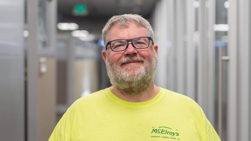 Shawn O’Malley, McElroy’s safety manager, celebrates 25 years with McElroy’s on November 16, 2025.