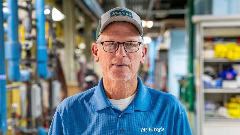 Quentin Latta, McElroy’s plumbing/pipefitting technician, celebrates 30 years with McElroy’s on February 22, 2026.