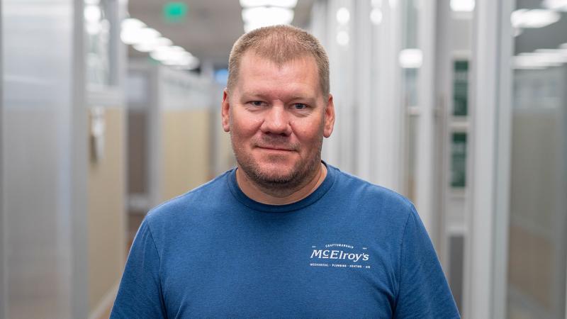 Jason Long, McElroy’s commercial HVAC service and McElroy Controls sales, celebrates 25 years with McElroy’s on July 14, 2026.