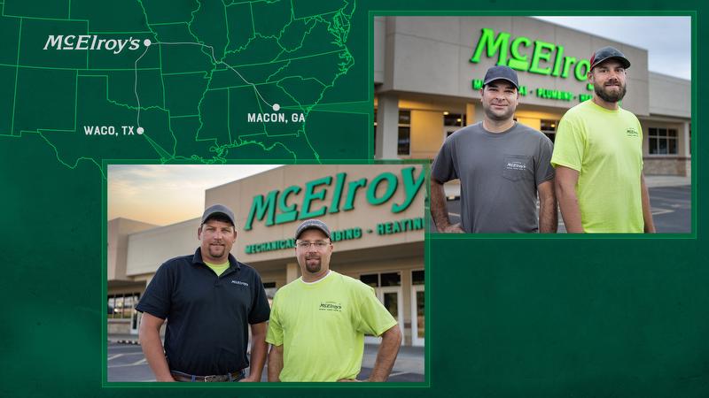 McElroy’s project teams: Preston Bond & Kirk York, Phil Harper & Brent Eisenbarth.