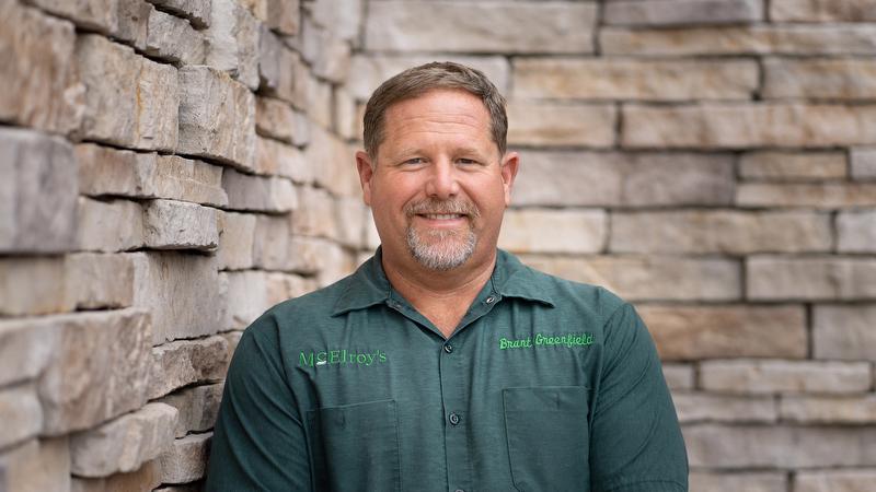 Brant Greenfield, McElroy’s commercial HVAC service technician, 10th anniversary portrait, Dec. 13, 2021.