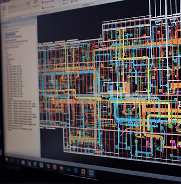 BIM modeling provides McElroy's with the ability to view all of a building's mechanical systems in 3-D and detect clash problems even before construction begins.