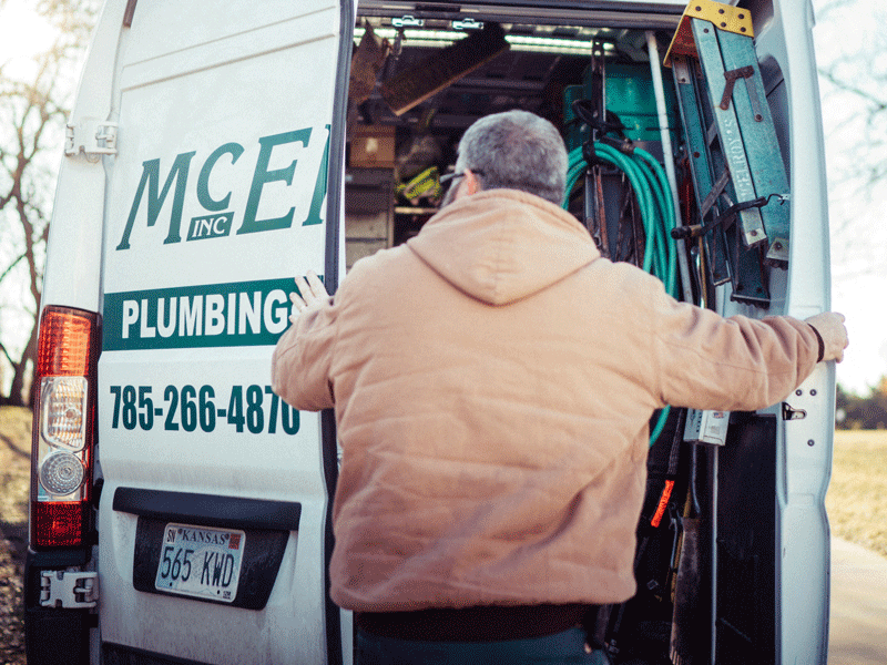 McElroy's Shawn O'Malley Plumbing Service Truck
