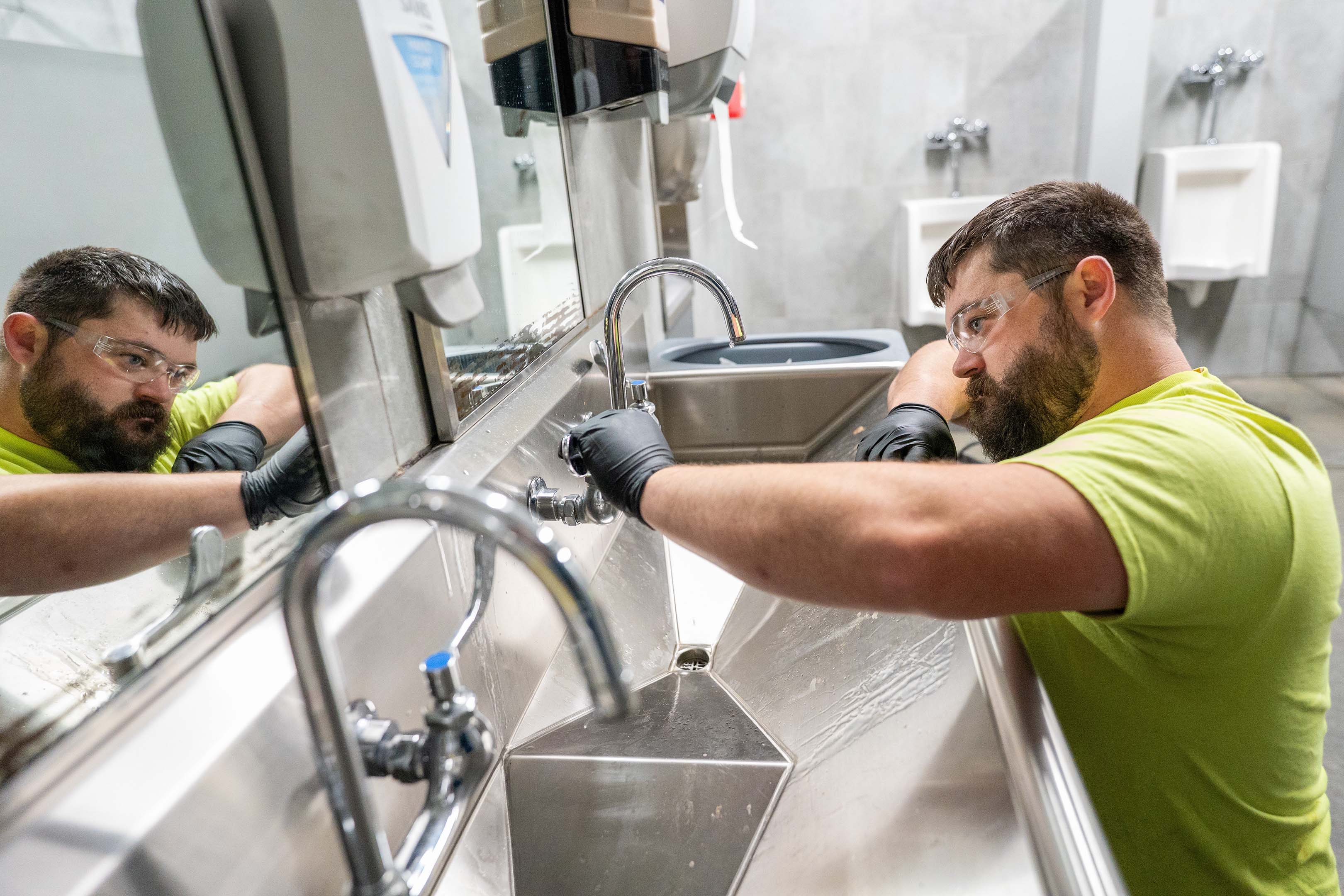 Keith Gerisch, McErloy’s plumber, enjoys providing customized service to residential and commercial customers.