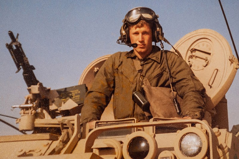 Quentin Latta, McElroy’s plumbing/pipefitting technician, served in the U.S. Army during Operations Desert Shield and Desert Storm.