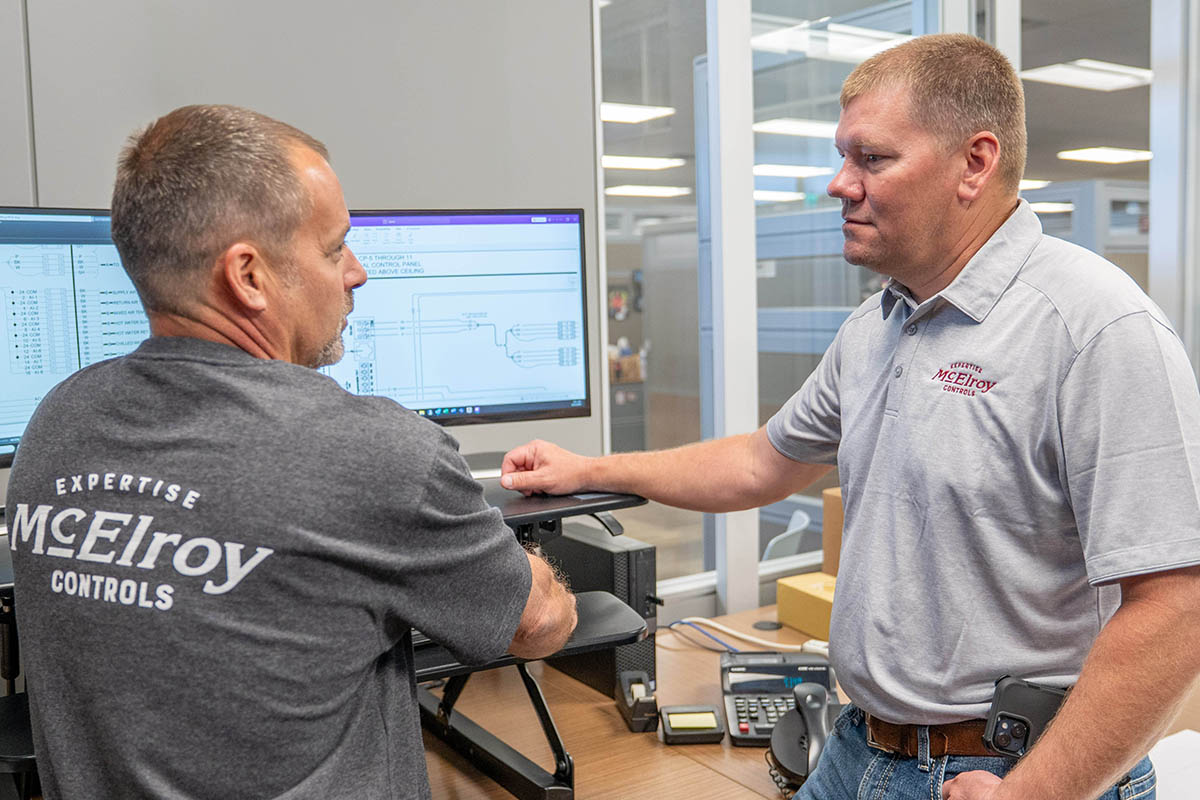 McElroy’s Vice President, Keith Watkins, leads the McElroy Controls division, along with Jason Long, sales.