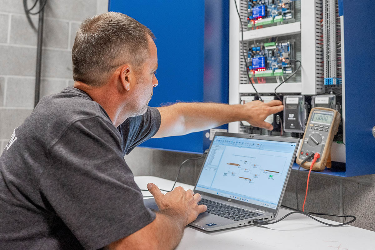 Keith Watkins, McElroy’s vice president, is an accredited designer, installer and programmer of ASI Controls systems.