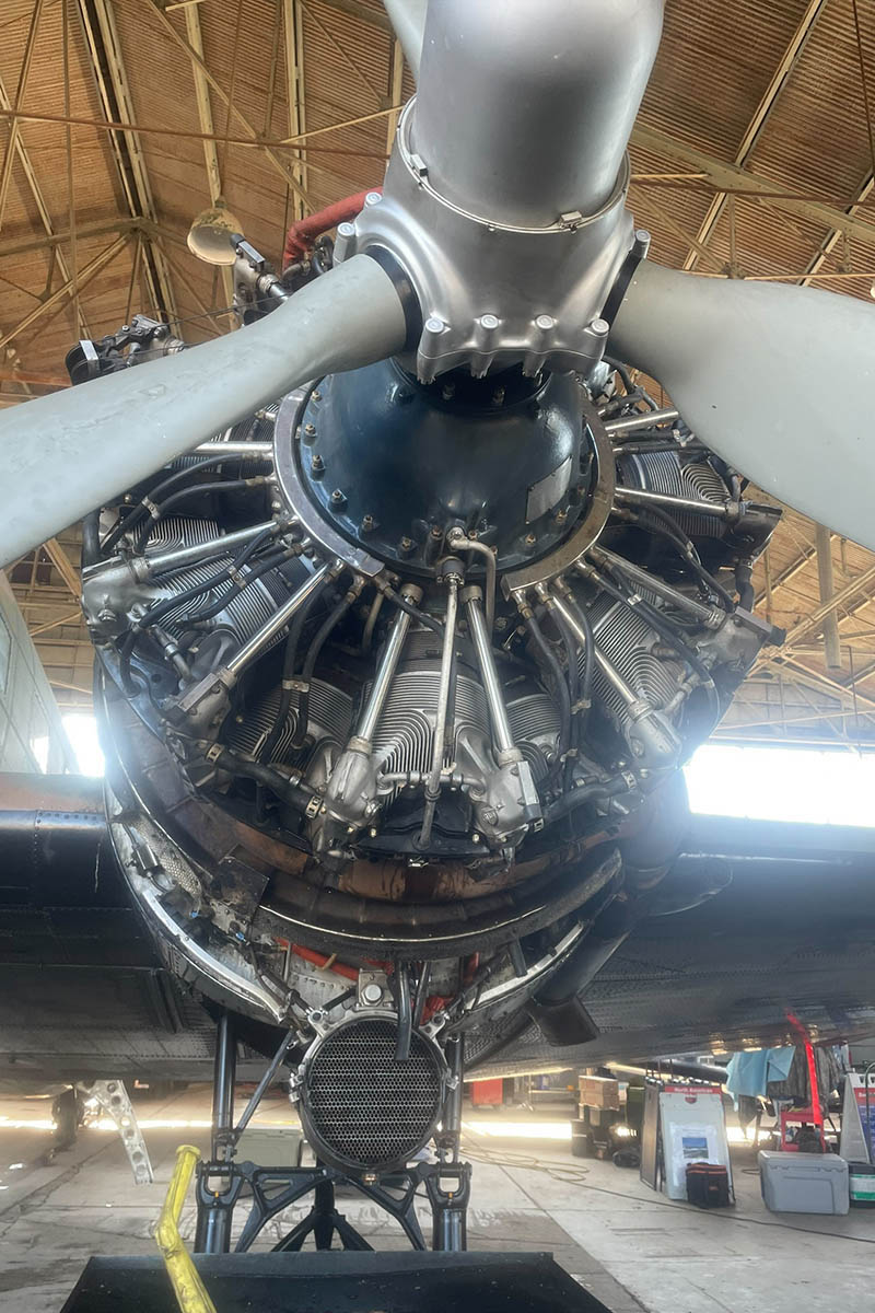 Chuck Buss enjoys donating his time and mechanical skills at the American Flight Museum at Forbes Field in Topeka.